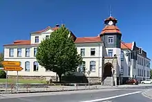Schulansicht Altbauseite