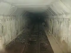 Der Hochtemperaturtunnel Jōbu Kidō zwischen Asohara und Sennindani
