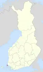 Lage von Kustavi in Finnland