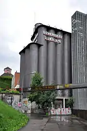 Tanks der ehemaligen Brauerei