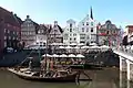 Der Stintmarkt am Lüneburger Hafen
