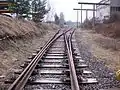 Der Nordteil nahe der Ausweichstelle Arenskule.