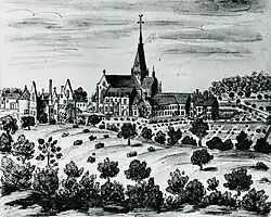 Das Kloster im Jahr 1806