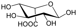 Strukturformel von Iduronsäure