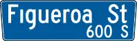 Straßennamensschild(Los Angeles)