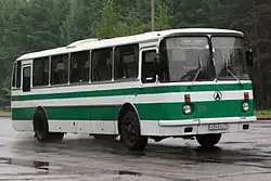 Ein LAZ-699, fotografiert 2008 in Tomsk, Russland
