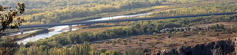 Eisenbahnviadukt bei Cavaillon