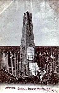 Jäger-Denkmal bei Chantrenne