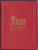 Lloyd’s illustrirte Reisebibliothek. II. Triest (1857), Leineneinband und Reihentitelblatt