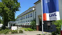 Eingangsbereich des LWL-Archivamts/Westfälischen Literaturarchivs