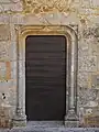 spätgotisches Portal im südlichen Kapellenanbau