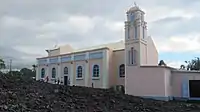 Notre Dame des Laves nach Lavafluss vom Piton de la Fournaise