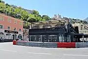 Kurve Rascasse am gleichnamigen Restaurant
