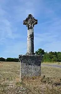 Wegekreuz an der C&nbsp;14 bei Seguignas
