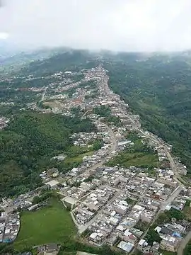 La Unión von oben