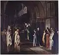Königin Isabel in der Certosa zu Burgos (1866)