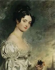 Lady Selina Meade, Gemahlin des Karl Johann
