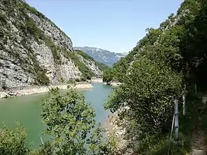 Stausee San Colombano