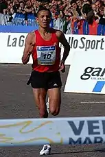 El Hassan Lahssini, vier Tage zuvor Sechster über 10.000&nbsp;Meter, erreichte hier nicht das&nbsp;Ziel