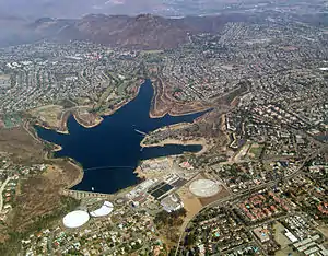 Lake Murray aus der Luft