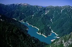Blick von Akazawa-dake
