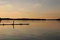 Der Mendota-See bei Sonnenuntergang
