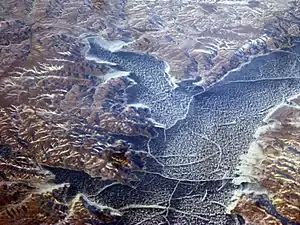 Lake Oahe im Winter
