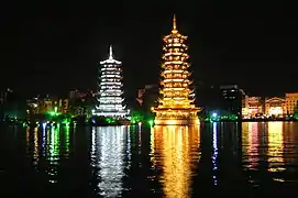 Shanhu-See bei Nacht
