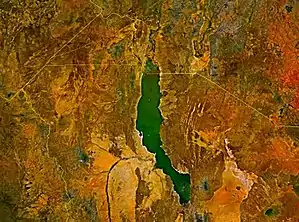 Der Turkanasee in Ostafrika.