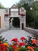 Eingang zum Schloss der Grafen von Lallaing