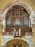 Orgel in einem Gehäuse aus dem Jahr 1657