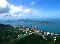 Panorama von Pok Fu Lam auf Lo Tik Wan – 蘆荻灣, 2009