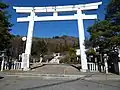 Ein Torii als Eingangstor