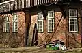 Wiedereingebaute Fenster an der Südecke
