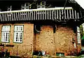Zugemauerte Fenster an der Südecke, Anfang 1998