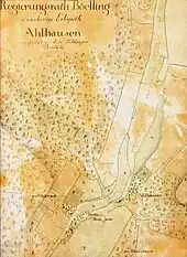 Landkarte Ahlhausen, 1812