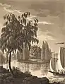 Nach William Allan: Schiff der Kleopatra.