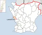 Lage der Gemeinde Landskrona
