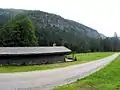 Schrofige Nordseite von der Langenaualm aus