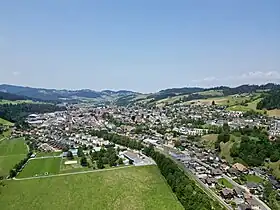 Langnau im Emmental nach Westen
