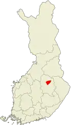 Lage von Lapinlahti in Finnland