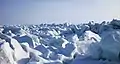 Laptewsee: Eiskuppen