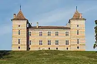Schloss Laréole, Südwestfassade