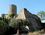 Das Château, 12.&nbsp;Jh. (von&nbsp;SW)
