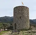 Der Turm des Châteaus (von&nbsp;NW)
