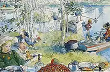 Kräftfångst (Krebsfang), 1895