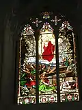 Hochaltarfenster: Jesus als Auferstandener