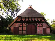 Fachwerkhaus von 1687 in Laupin