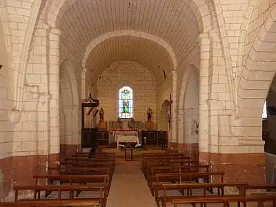 Romanisches Kirchenschiff