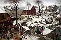Pieter Brueghel der Jüngere: Volkszählung zu Bethlehem + Bekehrung des Paulus